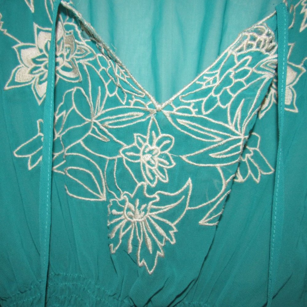 Teal Blouse